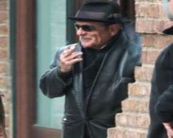 Joe Pesci smoking